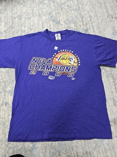 Vintage Logo Athletic 2000 Los Angeles Lakers NBA Champions