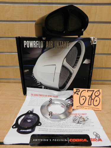 Cobra 82-96914 606-0100-SB POWRFLO AIR INTAKE SYSTEM CHROME FLH