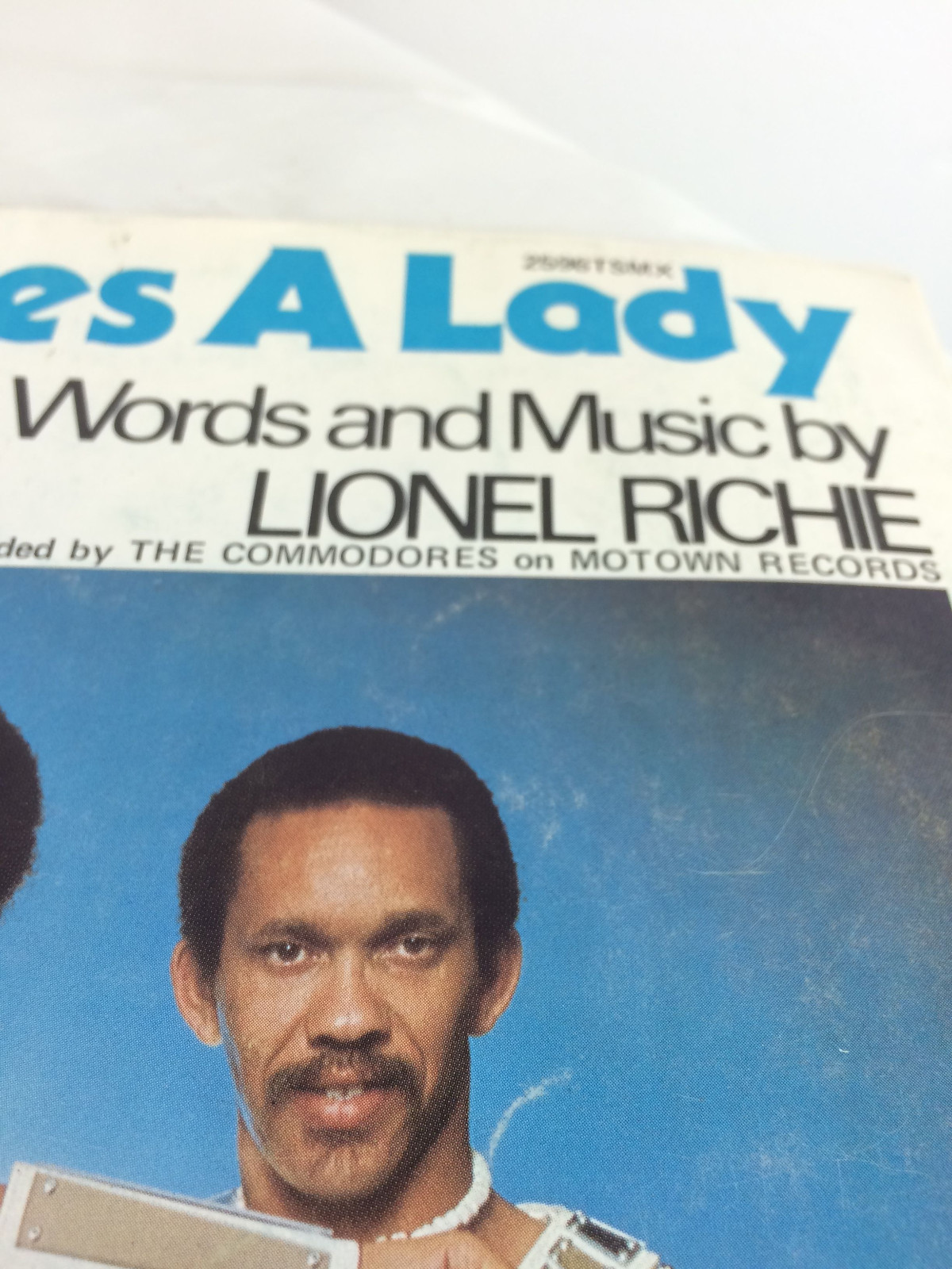 THREE TIMES A LADY-COMMODORES-LIONEL RICHIE WORDS & SHEET MUSIC-1978