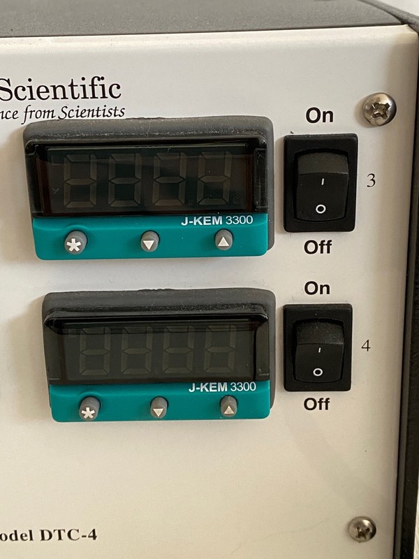 J-KEM Model DTC-4 Temperature Controller 1200W 10A 60Hz USB 4x3300