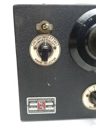 Monarch Manufacturing CW Radio signal generator Model  12  Military ? Not Tested