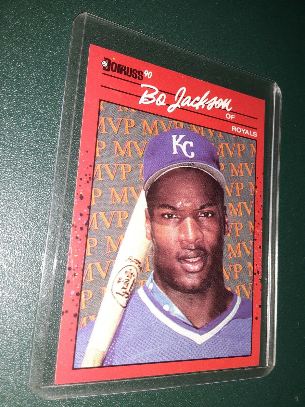 1990 Donruss card #BC-1 - Bo Jackson - MVP - *ERROR 1990 Donruss card #BC-1 - Bo Jackson - MVP - *ERROR