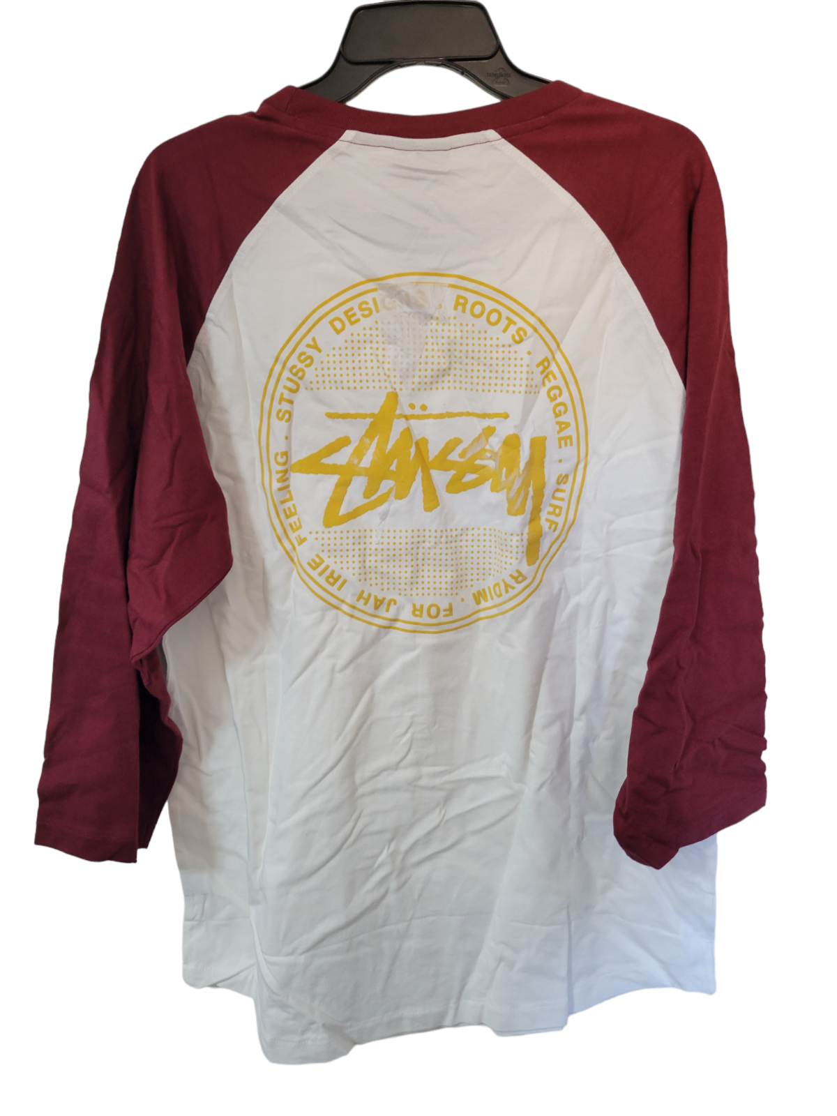 トップス 90-00's Stussy OLD raglan sleeve Tee Stussy Vintage Dot Raglan Tee Men's T Shirt Size XL | eBay