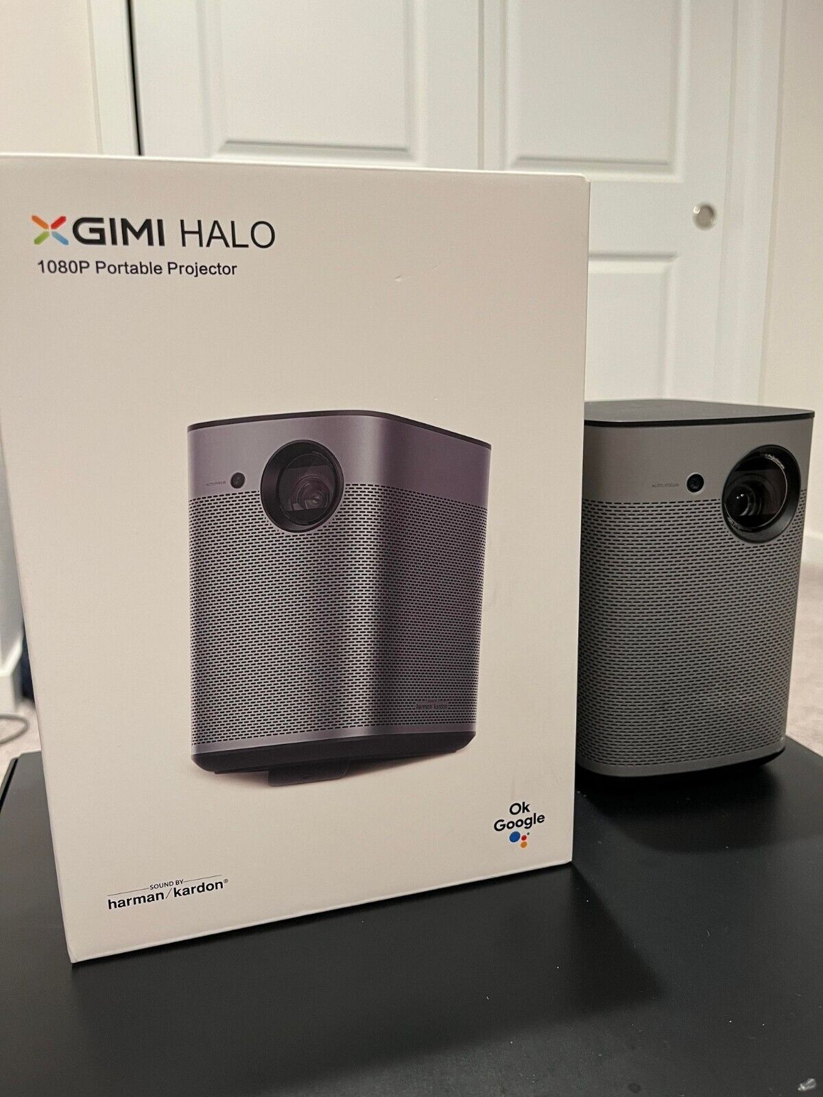 XGIMI Halo Portable Projector 900 ANSI Lumens 1080P Harman Kardon Speakers XGIMI Halo Portable Projector 900 ANSI Lumens 1080P Harman Kardon Speakers