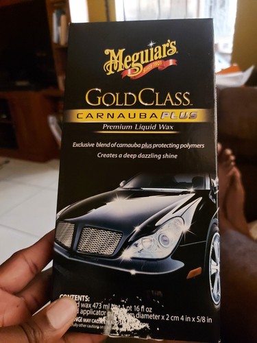  Meguiars G7016 de 16 onzas. Cera para pulir carros Gold Class  Premium., Dorado : Todo lo demás