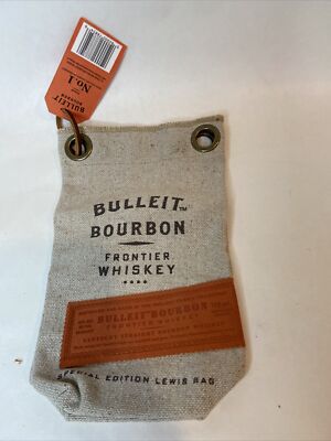 Bulleit Bourbon Frontier Whiskey Special Edition Lewis Ice Bag Magnet Bar Decor