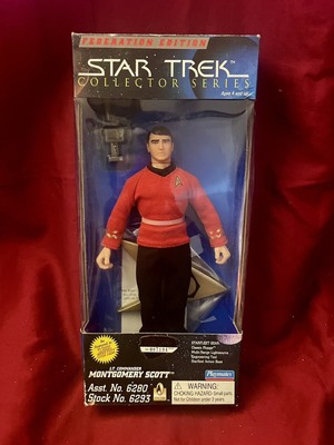 1996 Playmates STAR TREK Federation Ed. MONTGOMERY SCOTT 9  Figure NIB 6293