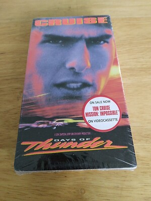 Days of Thunder (VHS, 1991, Paramount Presentations) New In Wrapper S10