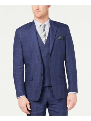 

RALPH LAUREN Мужской костюм Ultraflex Plaid Stretch на темно-синей подкладке, раздельный, Navy