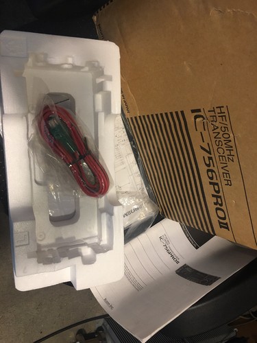 ICOM IC-756PRO II Works Great Good Condition  NO MIC With Box And Manual