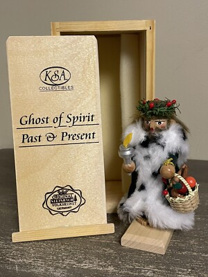 Steinbach Mini Nutcracker Ghost of Spirit Past & Present Christmas 676/7500 VTG