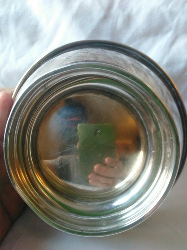 Vintage Gorham Sterling silver small Footed Bowl ESL monogrammed 5