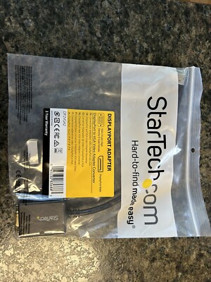 StarTech DP2VGA2 Display Port to VGA Video Adapter - Black