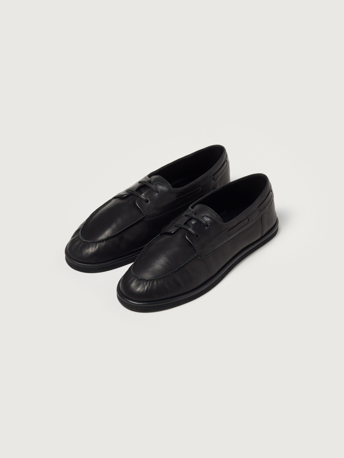 靴 Auralee Soft Leather Deck Shoes Auralee Soft Leather Deck Shoes | Brown | Canoe Club