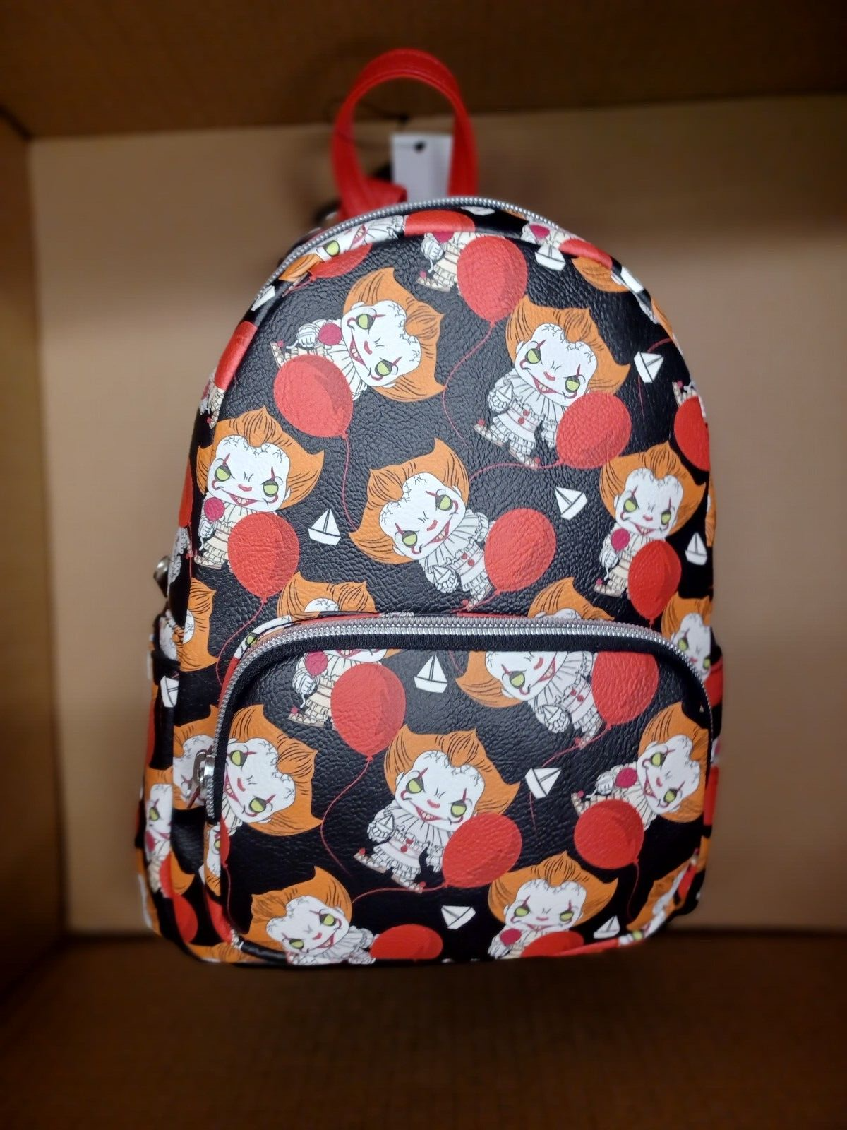 Funko Pop IT PENNYWISE BALLOONS PATTERN Mini Backpack NWT 