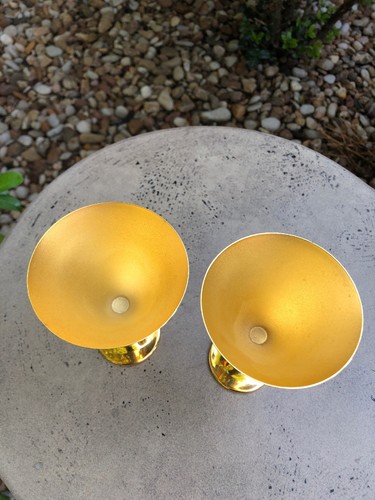 SKULTUNA 1607 VINTAGE PAIR OF MARTINI GLASSES MADE IN SWEDEN VGUC