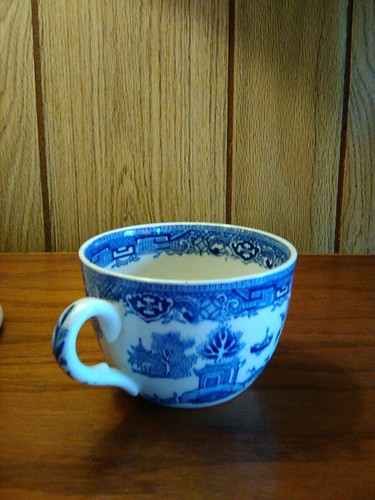 Vintage Blue Willow Cup W. Ridgway & Co.