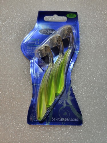 Discontinued Noxzema Bikini Shave & Trim Personal Shavers/ Shea butter -3 ct NOS