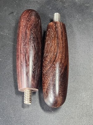 Custom Made Pair of E. Indian Rosewood Handles for Lie Nielsen Boggs Spokeshave
