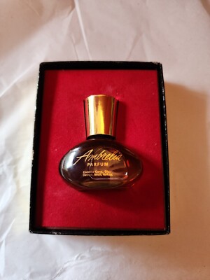 Rare Vintage Ambrelia Parfum 1/2 oz Contina Corp. Dist. New in Box Old Stock