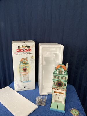 Department 56 Monopoly Series OLD ST JAMES HOSPITAL 180 St James Place       855
