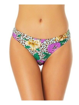 

CALIFORNIA SUNSHINE Женский светло-голубой хипстерский купальник с завязками на талии Низ, Light blue