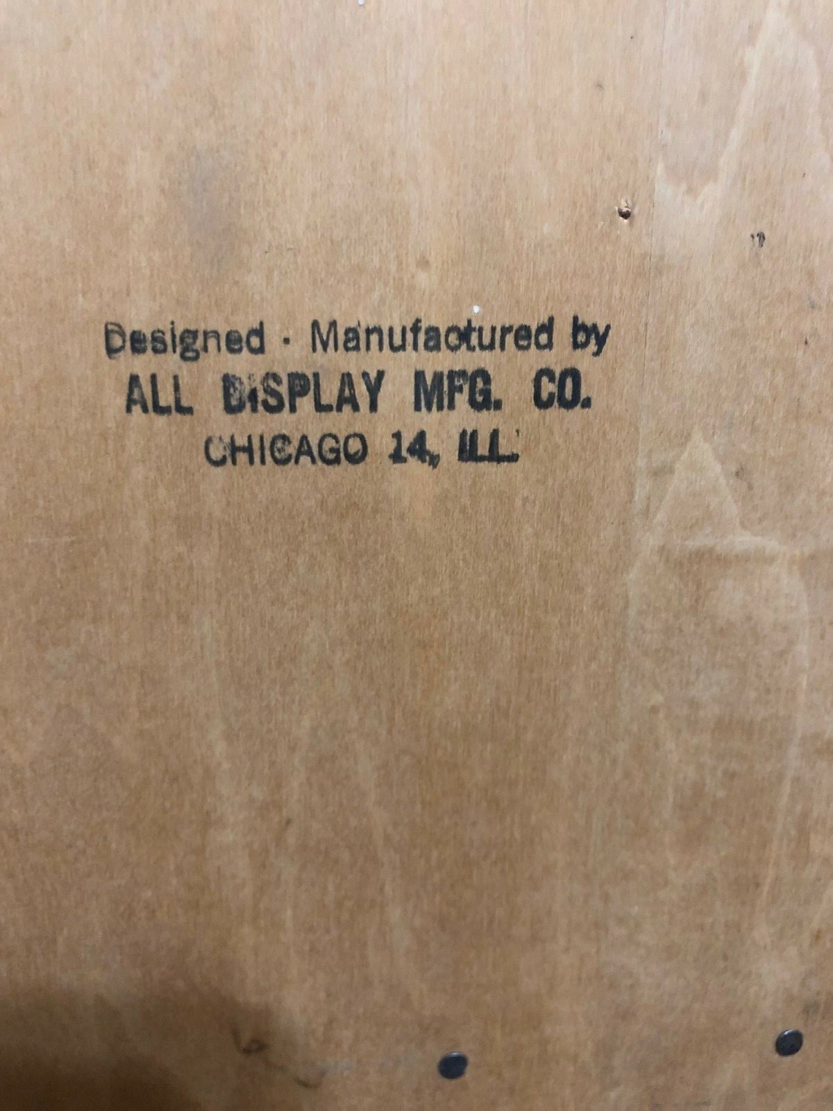 Very Rare Antique 1930's Motorola Collectible Car Radio Advertising Sign Wooden