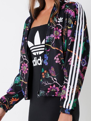 ladies floral adidas tracksuit