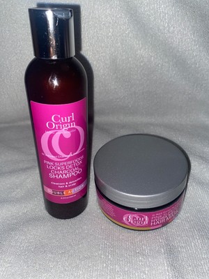 Preowned Curl Origin Pink Superfoods Charcoal Shampoo & Hydramelt Hair Mask