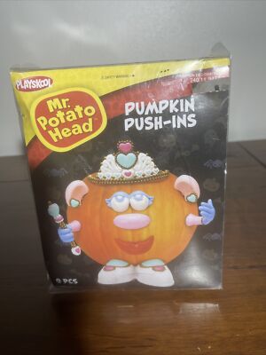 Hasbro Mr. Potato Head Halloween Pumpkin Push-Ins Decorating Princess Kit 9 Pcs