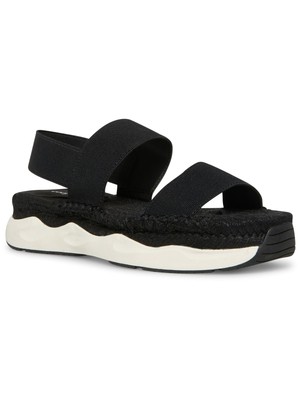 COOL PLANET BY STEVE MADDEN Женские черные босоножки на платформе Sirrius с ремешком на спине длиной 5,5 м