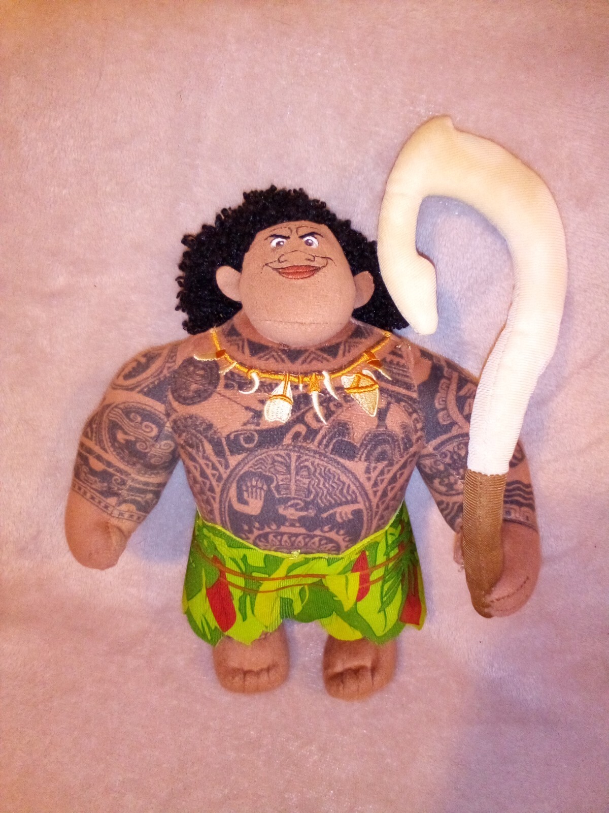 Disney Moana Maui Plush Doll with Magical Fishhook Stuffed Character 9