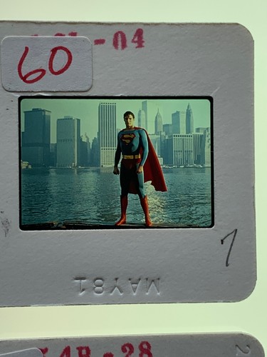4 Superman Movie 35mm Photo Slides Christopher Reeve Vintage 1981 Lot #3