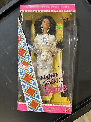 vtg barbie native american dolls of the world collection 2nd edition 11609 nib 196402541352