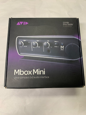 Avid MBox Mini USB Audio Recording Interface 2 In 2 Out