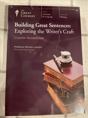 Building Great Sentences Great Courses Writing DVD Guidebook NEW SEALED English