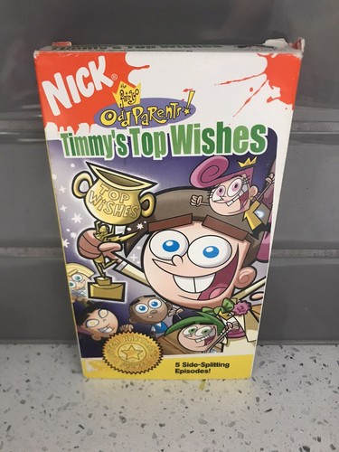 Fairly Odd Parents “Timmy's Top Wishes” (VHS) Pre-owned HTF