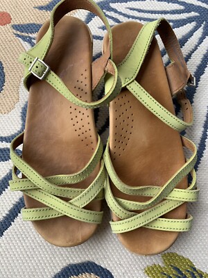 dansko green sandals