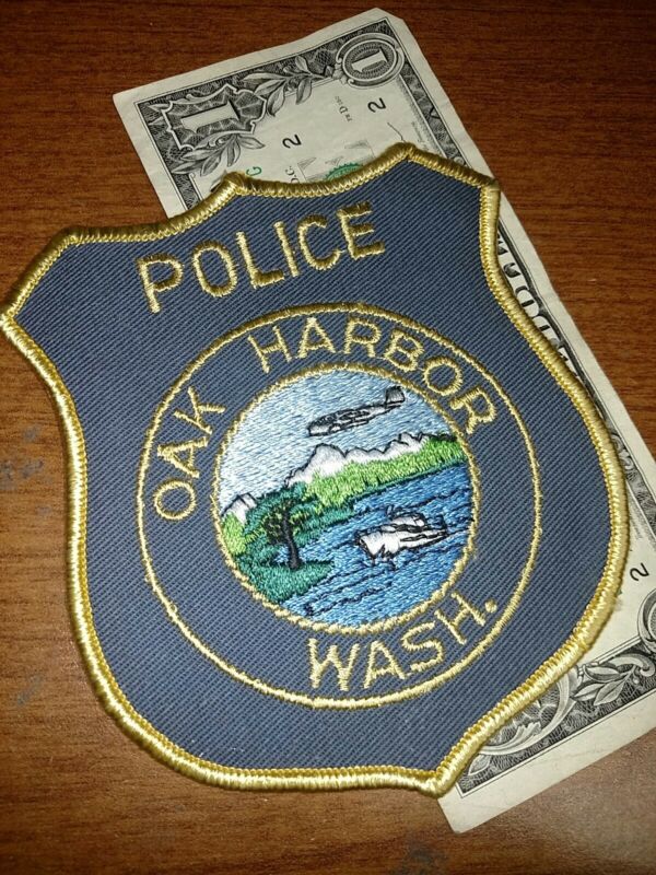 Oak Harbor Washington Police Department Patch New Old Stock