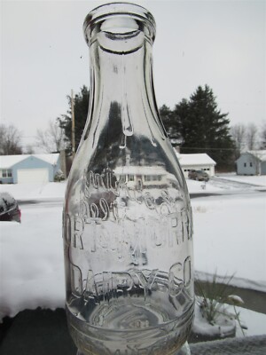 TREQ Milk Bottle Port Murray Dairy Co Port Murray NJ WARREN CO Country Bottled