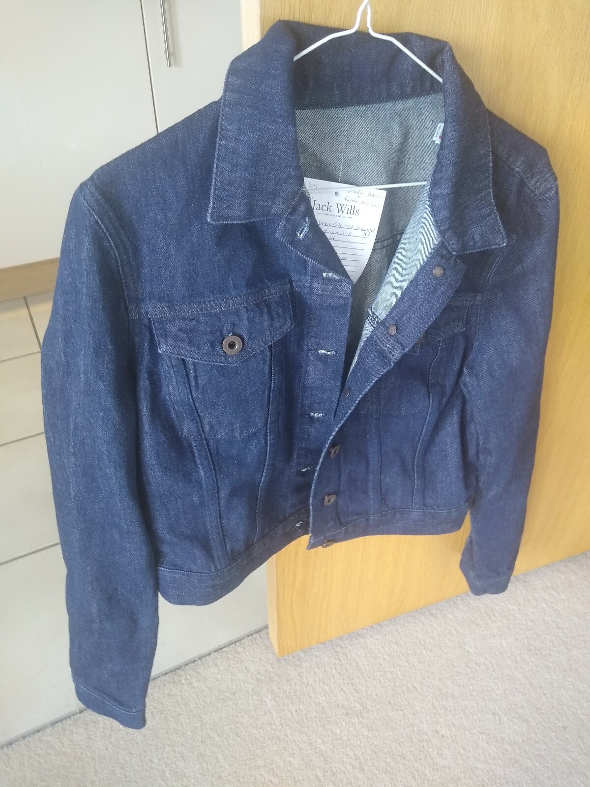 Jack Wills Amelia Cropped Denim Jacket 