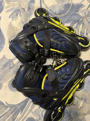 Schwinn Roller Blades Kids Inline Skates Adjustable Youth Sizes 1 To 4 Blue