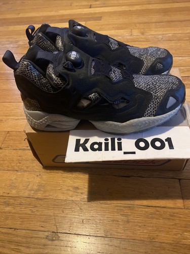 Pre-owned Reebok Pump Fury Black Snakeskin Japan Pump Alife Limited Asia Uk B