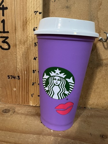 Starbucks Color Changing Reusable Hot Cup 16oz Valentines