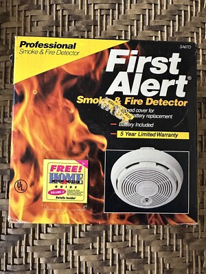 First Alert Professional Smoke and Fire Detector SA67D Brand New VTG