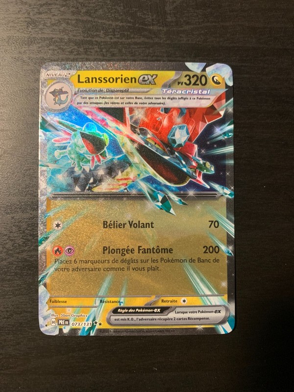 Carte PokÃ©Mon Lanssorien Ex 073/131 Pre Sv8.5 Evolution Prismatique Fr Neuf