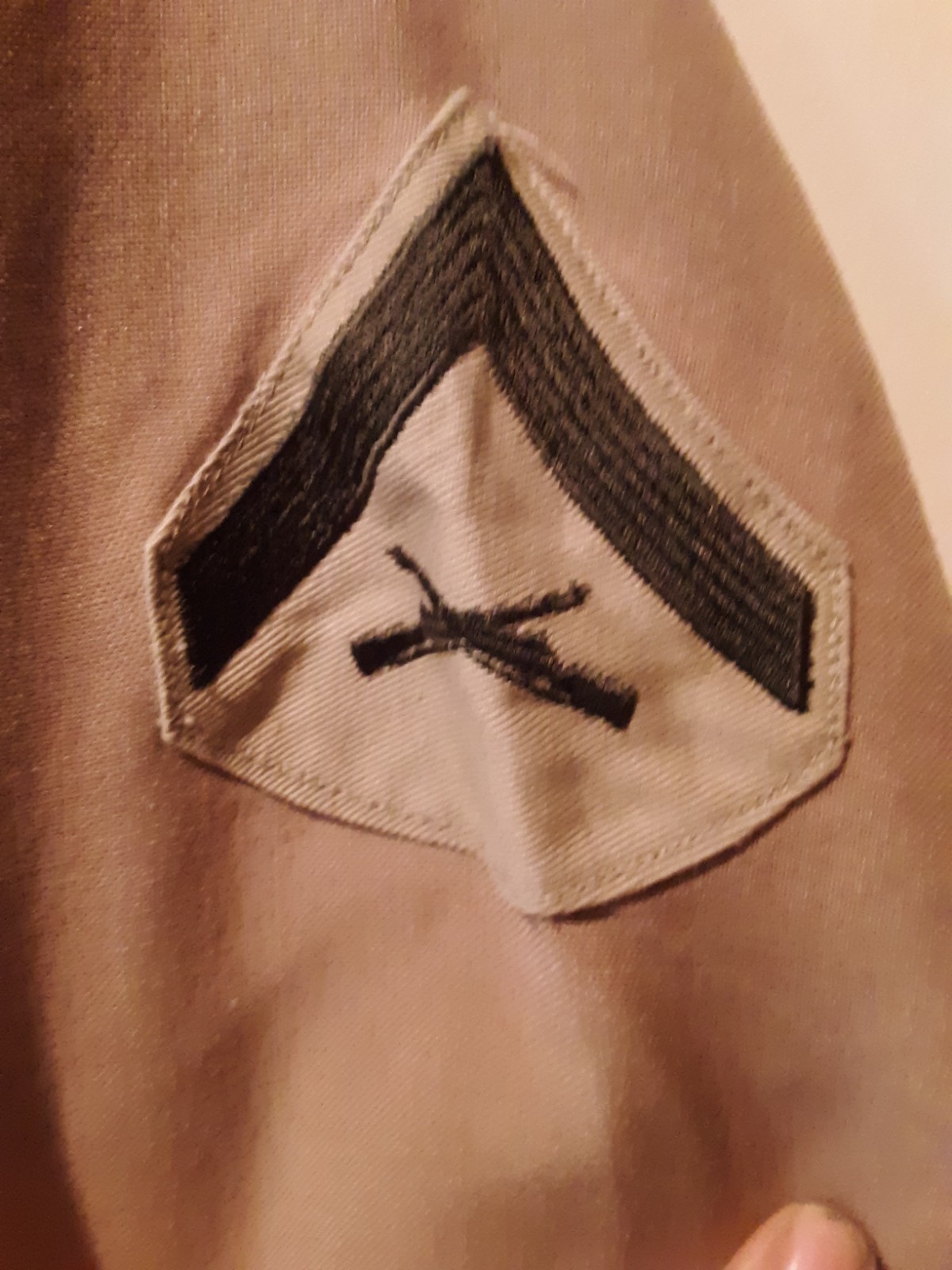 Vintage USMC Khaki Military Button Up Shirt Mens 151/2 x 34