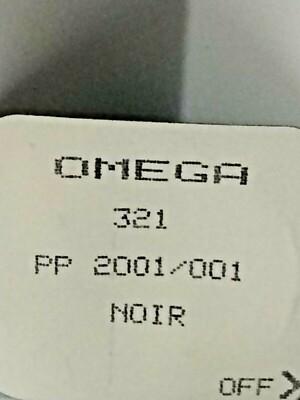 ORIGINAL DIAL  OMEGA SPEEDMASTER  PROFESSIONAL CALIBER  321 
