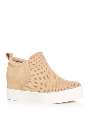 

Женские кожаные кроссовки на танкетке J SLIDES Sand Beige 1 на платформе Sallie Toe, Бежевый, SALLIE