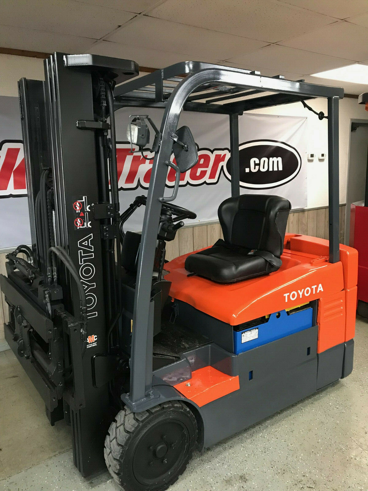 2014 3 WHEEL TOYOTA ELECTRIC 7FBEU20 FORKLIFT LIFTTRUCK HiLo